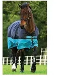 Horseware Outdoordecke MIO Medium Turnout black/turquise 130 cm