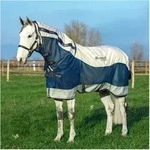 HORSEWARE &Uuml;bergangsdecke RAMBO Summer Series Turnout navy/grey 140 cm