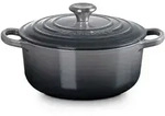 Le Creuset BR&Auml;TER RUND SIGNATURE 20 CM FLINT