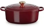 Le Creuset BR&Auml;TER OVAL SIGNATURE 29 CM RH&Ocirc;NE