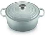 Le Creuset Br&auml;ter Signature rund 24 cm Sea Salt