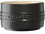 Le Creuset Stapelbares F&ouml;rmchen Schwarz Gl&auml;nzend