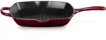 Le Creuset GRILLPFANNE QUADRATISCH SIGNATURE 26 CM RH&Ocirc;NE