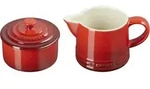 Le Creuset ZUCKER- UND MILCHSET KIRSCHROT