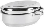 SCHULTE-UFER Multibr&auml;ter oval 9 l &Oslash;38cm Edelstahl