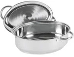 SCHULTE-UFER Multibr&auml;ter oval 6,5 l &Oslash;34cm Edelstahl