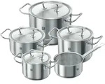 ZWILLING TWIN Classic Kochtopfset 5-tlg, 18/10 Edelstahl