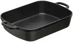 Le Creuset Bratreine rechteckig Schwarz