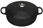 Le Creuset Gourmet-Br&auml;ter Signature 30 cm rund Schwarz 6,2 L