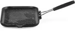 Le Creuset Steakgrillpfanne rechteckig 36 cm Schwarz