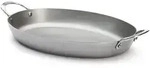 De Buyer BRATPLATTE 2 GRIFFE MINERAL B OVAL 36X24CM