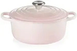 Le Creuset Br&auml;ter Signature 24 cm Shell Pink rund