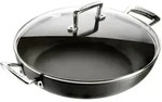 Le Creuset Aluminium-Antihaft-Profipfanne mit Glasdeckel 28 cm
