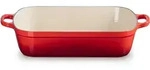 Le Creuset Bratreine rechteckig Kirschrot