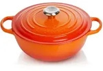 Le Creuset La Marmite Signature 32 cm Ofenrot