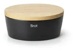 Continenta Brottopf Keramik oval, schwarz