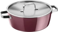 WMF Fusiontec Aromatic Schmortopf, 28 cm, Rose Quartz