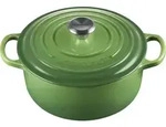 Le Creuset Br&auml;ter Signature rund 20 cm BambooGreen