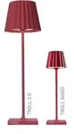 SOMPEX TROLL 2.0 T LED Outdoor Akkuleuchte dimmbar H38 ROT
