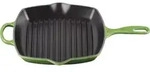 Le Creuset Grillpfanne Signature quadratisch 26 cm Bamboo Green