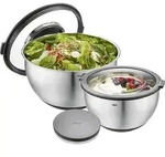 Gefu Sch&uuml;ssel-Set mit Spritzschutzdeckel MUOVO, 2 St&uuml;ck