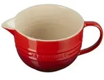 Le Creuset R&Uuml;HRSCH&Uuml;SSEL MIT HENKEL KIRSCHROT