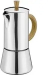 CILIO Espressokocher FIGARO Edelstahl 6T Olive