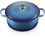 Le Creuset BR&Auml;TER RUND SIGNATURE 28 CM AZURE