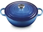 Le Creuset La Marmite Signature rund 26 cm Azure