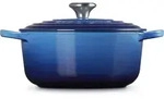 Le Creuset BR&Auml;TER RUND SIGNATURE 20 CM AZURE
