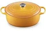 Le Creuset Br&auml;ter Signature oval 31 cm Nectar