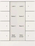 Busch-Jaeger 2CKA006330A0013, Busch-Jaeger Bedienelement 8-fach SB/U8.0.11-84