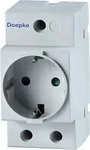 Doepke 09980028, Doepke Einbausteckdose RDS 6