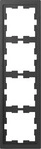 Merten MEG4040-6534, Merten Rahmen 4f.anth MEG4040-6534