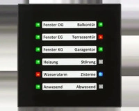 MDT SCN-GLED1S.01S, MDT technologies Glas LED Anzeige SCN-GLED1S.01S
