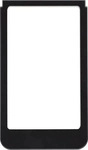 Berker 13202116, Berker Rahmen abgerundet sw Glas 13202116