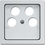 Busch-Jaeger 2CKA001724A4367, Busch-Jaeger Zentralscheibe alusilber...