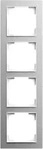 Busch-Jaeger 2CLA897400A1758, Busch-Jaeger Abdeckrahmen 4-fach 1724-4073