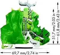 WAGO 2002-2237, WAGO GmbH & Co. KG Doppelstockklemme 2002-2237
