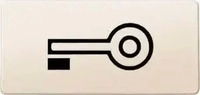 Merten 395700, Merten Symbol Schl&uuml;ssel ws 395700