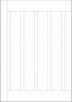 Hager GZ31A, Hager Bezeichnungsblatt GZ31A (VE10)
