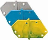 WAGO 826-158/000-016, WAGO GmbH & Co. KG Abschlussplatte anrastbar...
