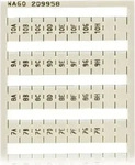 WAGO 209-958, WAGO GmbH & Co. KG WSB-Beschriftungskarte 209-958, Grundpreis:...