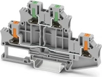Phoenix Contact 1088749, Phoenix Contact Doppelstockklemme PTTBV 4/U-OG/O-GN,