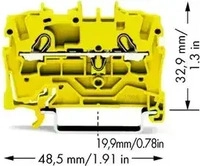 WAGO 2002-1206, WAGO GmbH & Co. KG 2-Leiter-Durchgangsklemme 2002-1206,...