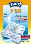 Swirl 188130, Swirl Staubbeutel Y 98 EcoPor VE4