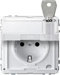 Merten MEG2316-7219, Merten SCHUKO-Steckdose pws MEG2316-7219