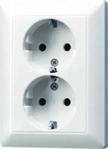 Jung AS5020UWW, Jung SCHUKO-Steckdose aws AS 5020 U WW