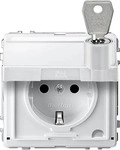 Merten MEG2317-7219, Merten SCHUKO-Steckdose pws MEG2317-7219