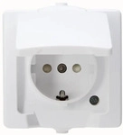 Kopp 107802006, Kopp Steckdose AP 107802006